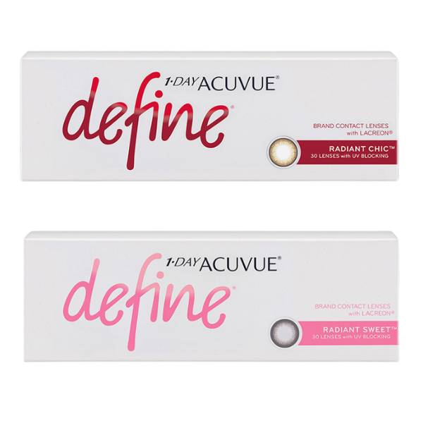 Acuvue 1Day New Define (30pcs) / Radiant Sweet / Radiant Chic Colored Contacts Lenses