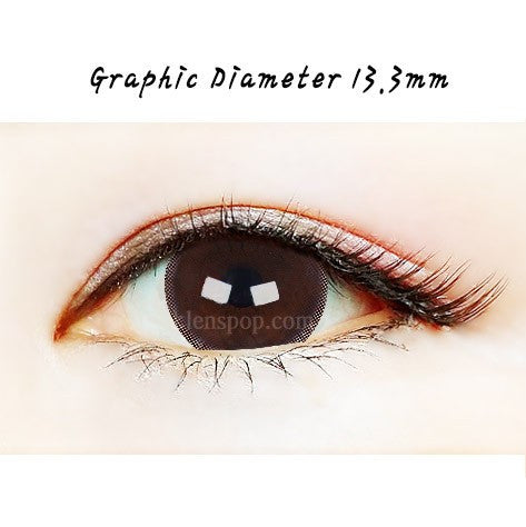 Neo Vison Colored Contacts Dali Brown Graphic Diameter 13.3mm