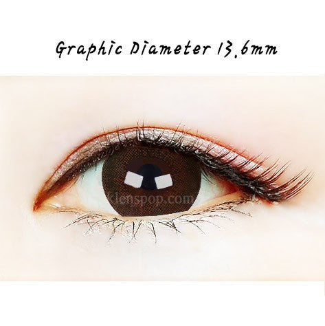Dali Extra Size Brown (2Pcs) 6 Months (Toric Lens)  Color Contacts Sph 0.00 ~ -15.00 Cyl -0.50 ~ -3.00 Ax 5 ~180 Bc 8.4, 8.6, 8.8