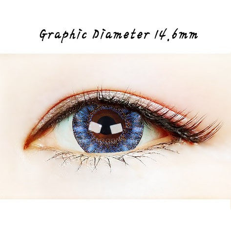 Happy Blue (Brianna) Circle Lenses (2Pcs) 6 Months