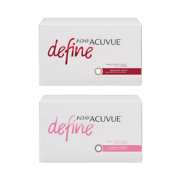 ACUVUE define Radiant Sweet 7箱セット 1 Day Acuvue Define Radiant Sweet with LACREON - Daily Contact