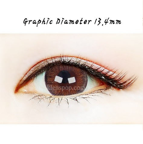 Neo Cosmo 3Tone Brown (2Pcs) 6 Months Color Contacts