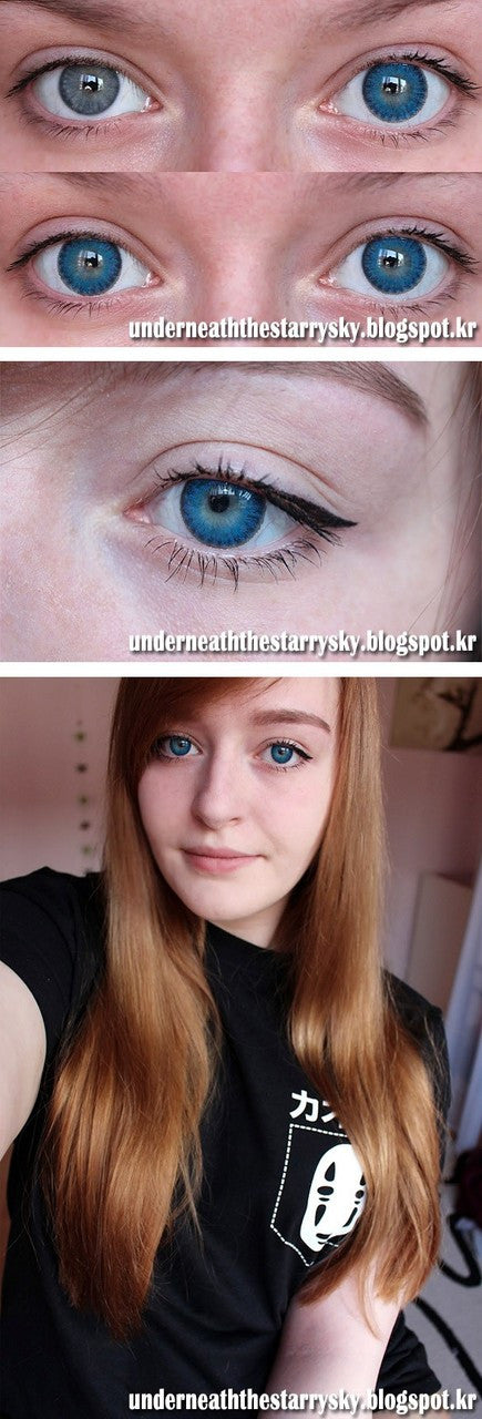 Ashley-S Aqua (3Color) Colored Eye Contacts (2pcs) 6 Months