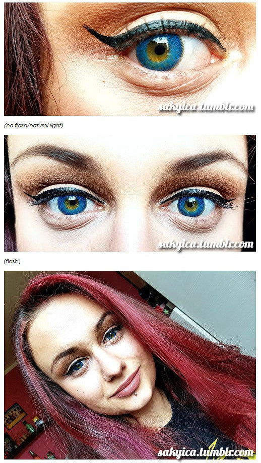 Ashley-S Aqua (3Color) Colored Eye Contacts (2pcs) 6 Months