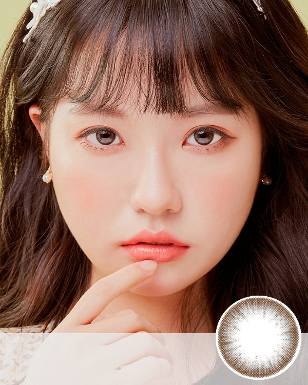 O2 Plus Gray (2Pcs) (2 Months) (Silicone Hydrogel) Colour Contact Lenses