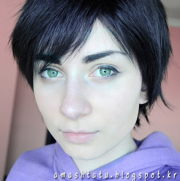 Bunny 3Color Green Color Contact Lenses (2Pcs) 6 Months