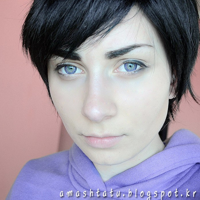 Bunny 3Color Violet Color Contact Lenses (2Pcs) 6 Months