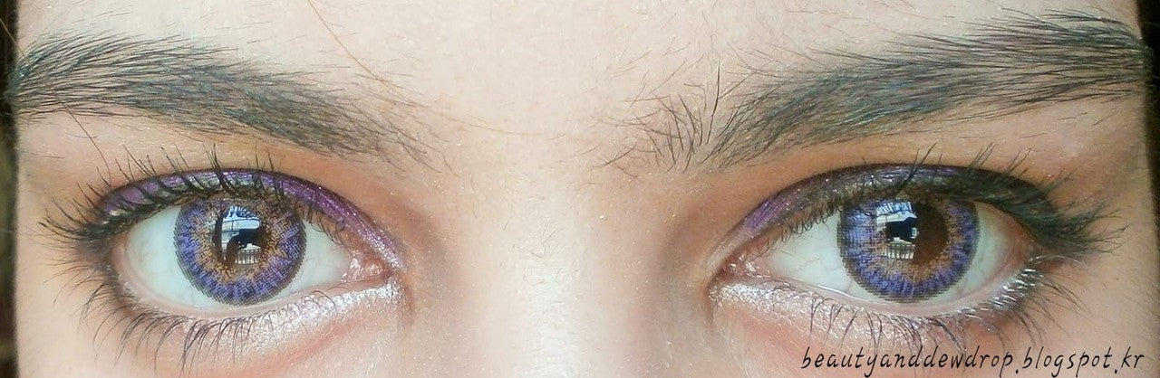 Bunny 3Color Violet Color Contact Lenses (2Pcs) 6 Months