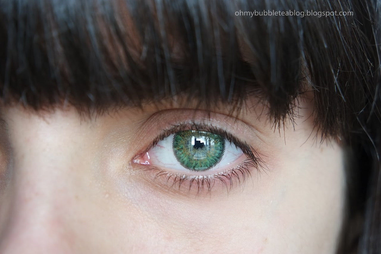 Bunny 3Color Green Color Contact Lenses (2Pcs) 6 Months