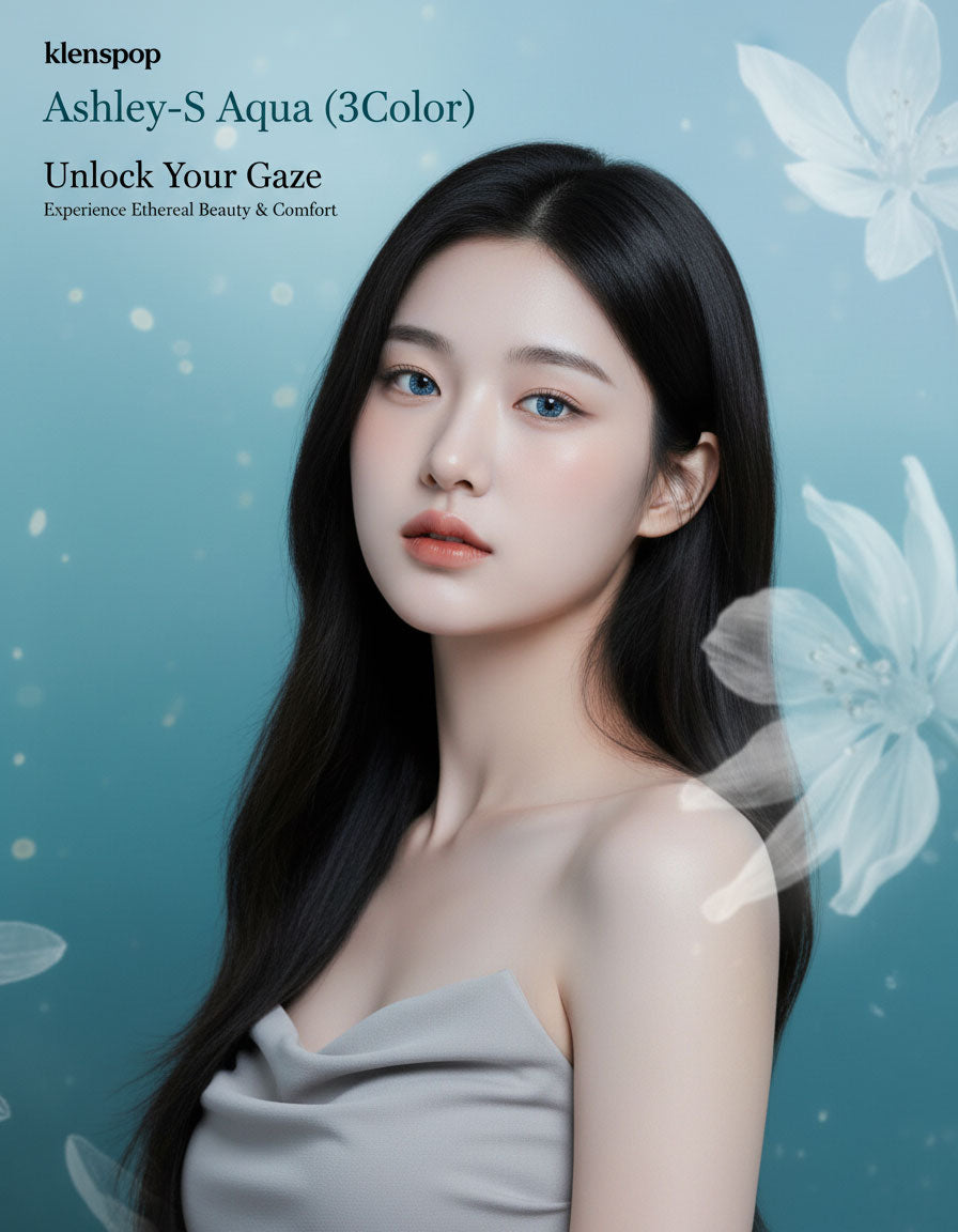 Ashley-S Aqua (3Color) Colored Eye Contacts (2pcs) 6 Months