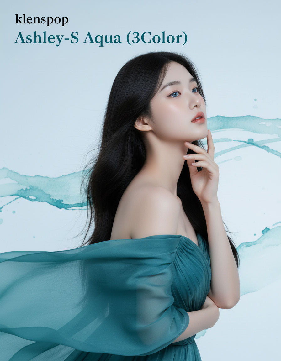 Ashley-S Aqua (3Color) Colored Eye Contacts (2pcs) 6 Months