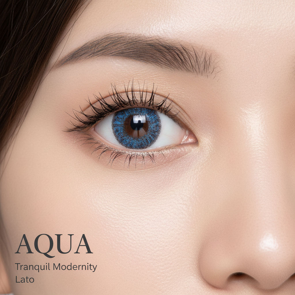 Ashley-S Aqua (3Color) Colored Eye Contacts (2pcs) 6 Months