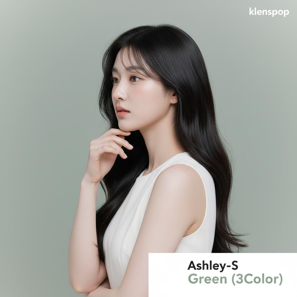 Ashley-S Green (3Color) Colored Eye Contacts (2pcs) 6 Months