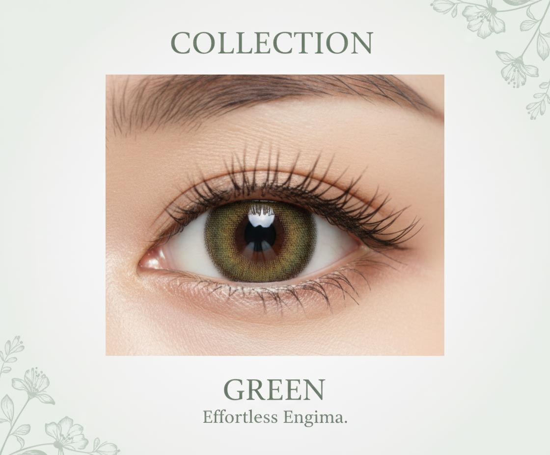 Ashley-S Green (3Color) Colored Eye Contacts (2pcs) 6 Months