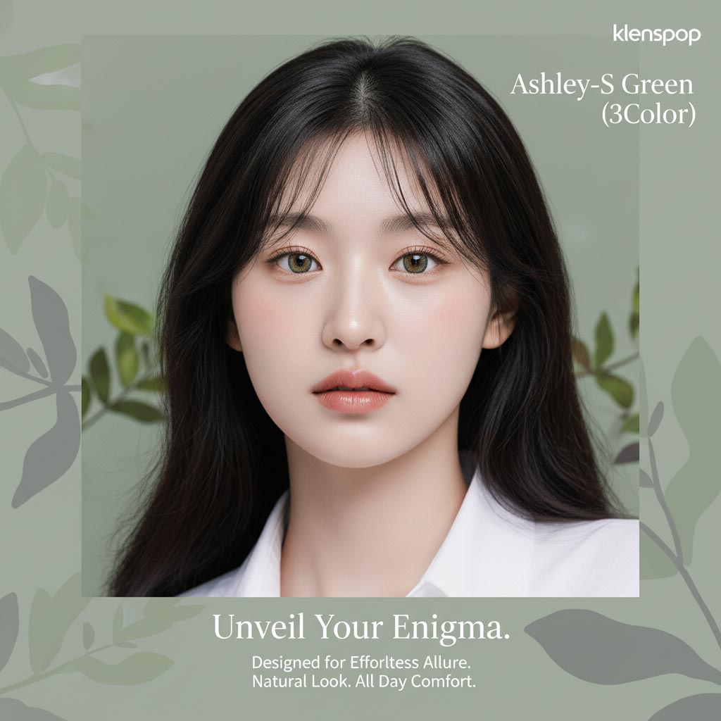 Ashley-S Green (3Color) Colored Eye Contacts (2pcs) 6 Months