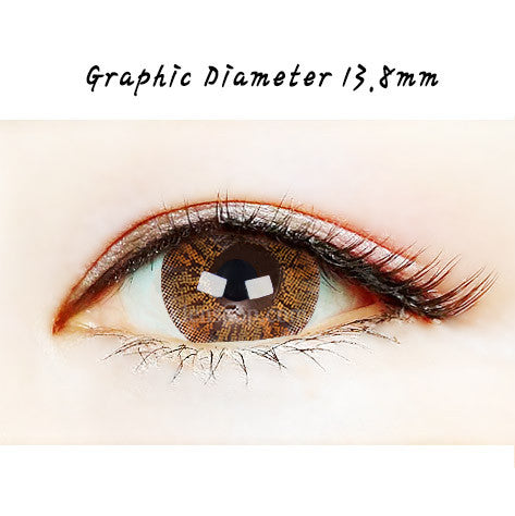 Bunny Pop Brown Colored Contacts Lenses (2Pcs) 6 Months