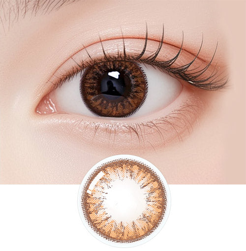Bunny Color Brown Colored Contacts Prescription (2Pcs) 6 Months