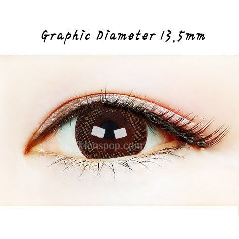 Clear Color Alice55 Brown (6EA)