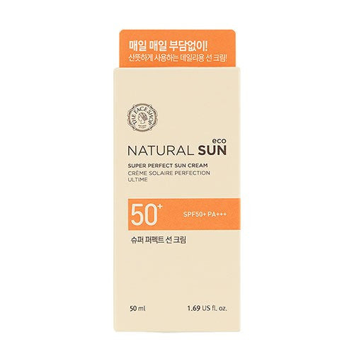 (THE FACE SHOP) NATURAL SUN ECO SUPER PERFECT SUN CREAM SPF50+ PA+++