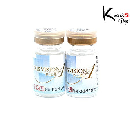 Axis Vision Plus A Clear Contact Lens (Toric) (2pcs) 6 Months Sph -1.00 ~ -8.50 Cyl -0.75, -1.25, -1.75, -2.25 Ax 180 Bc 8.6