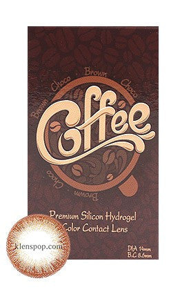 Coffee Brown (2pcs) (Silicone Hydrogel)