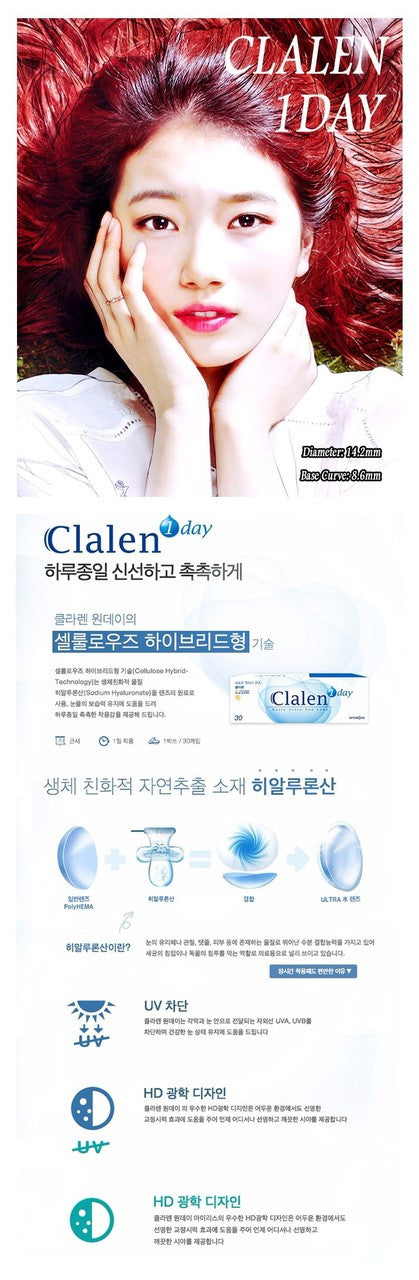 Clalen 1day (TEST LENS) (2pcs)