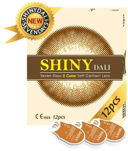 Shiny Dali Brown (12Pcs) 7 Days Colored Contacts Lenses