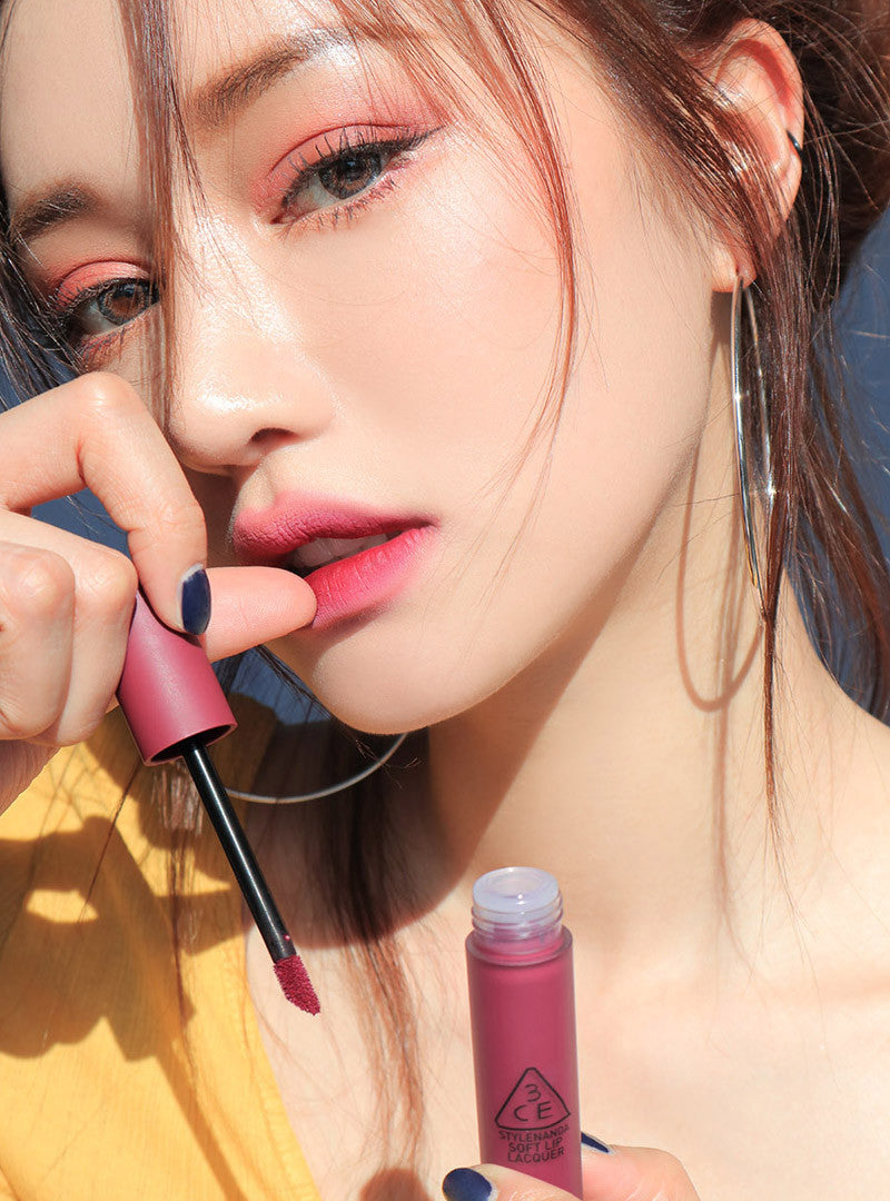 (3 Concept Eyes) Soft Lip Lacquer Midnight Bottle 6g