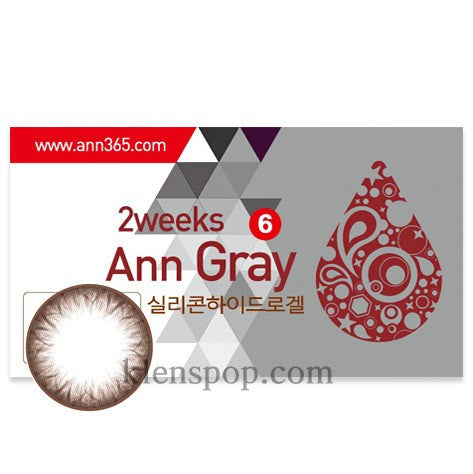 2Weeks Ann Gray (6pcs) [Silicone Hydrogel]