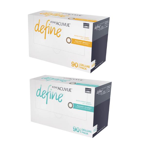 Acuvue 1Day New Define (90pcs) / Radiant Bright / Radiant Charm Circle Lenses