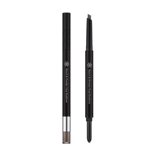 Pencil & Powder Dual Eyebrown (Black&Brown)