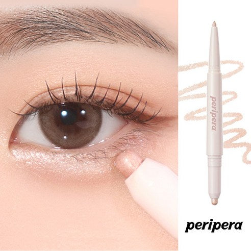 PERIPERA Sugar Twinkle Duo Eye Stick in 001 Dewy Nude