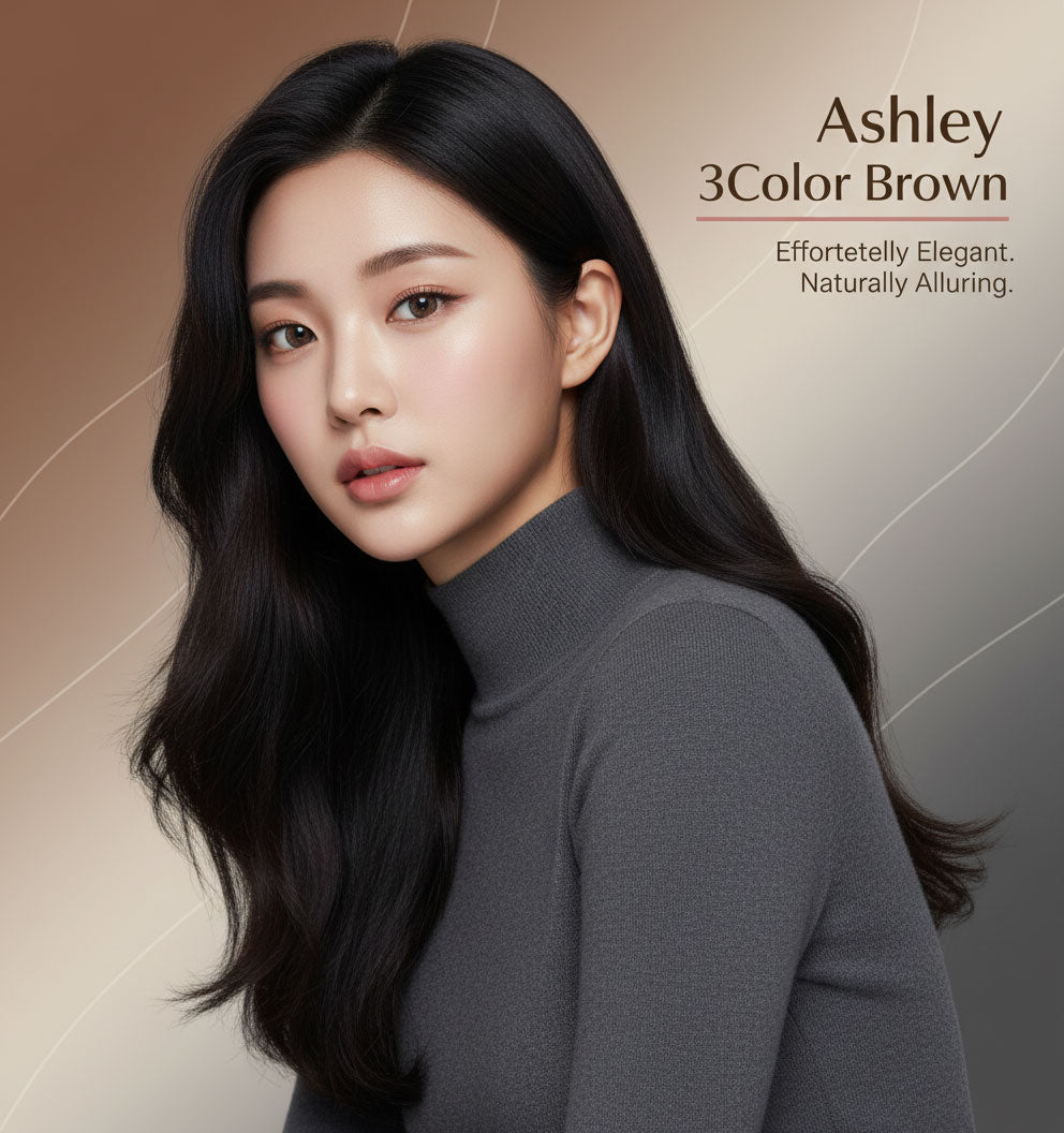 Ashley 3Color Brown Color Contacts (2pcs) 6 Months