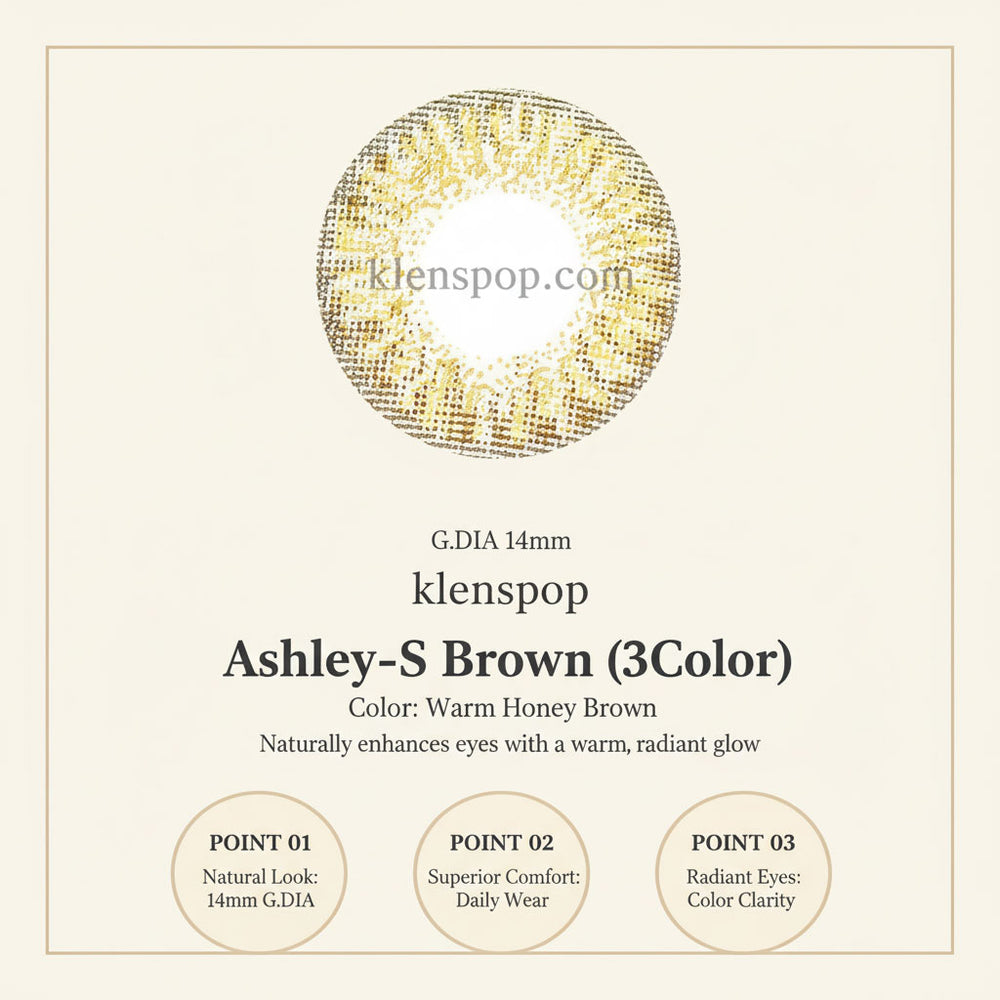 
                      
                        Ashley-S Brown (3Color) Colored Eye Contacts (2pcs) 6 Months
                      
                    