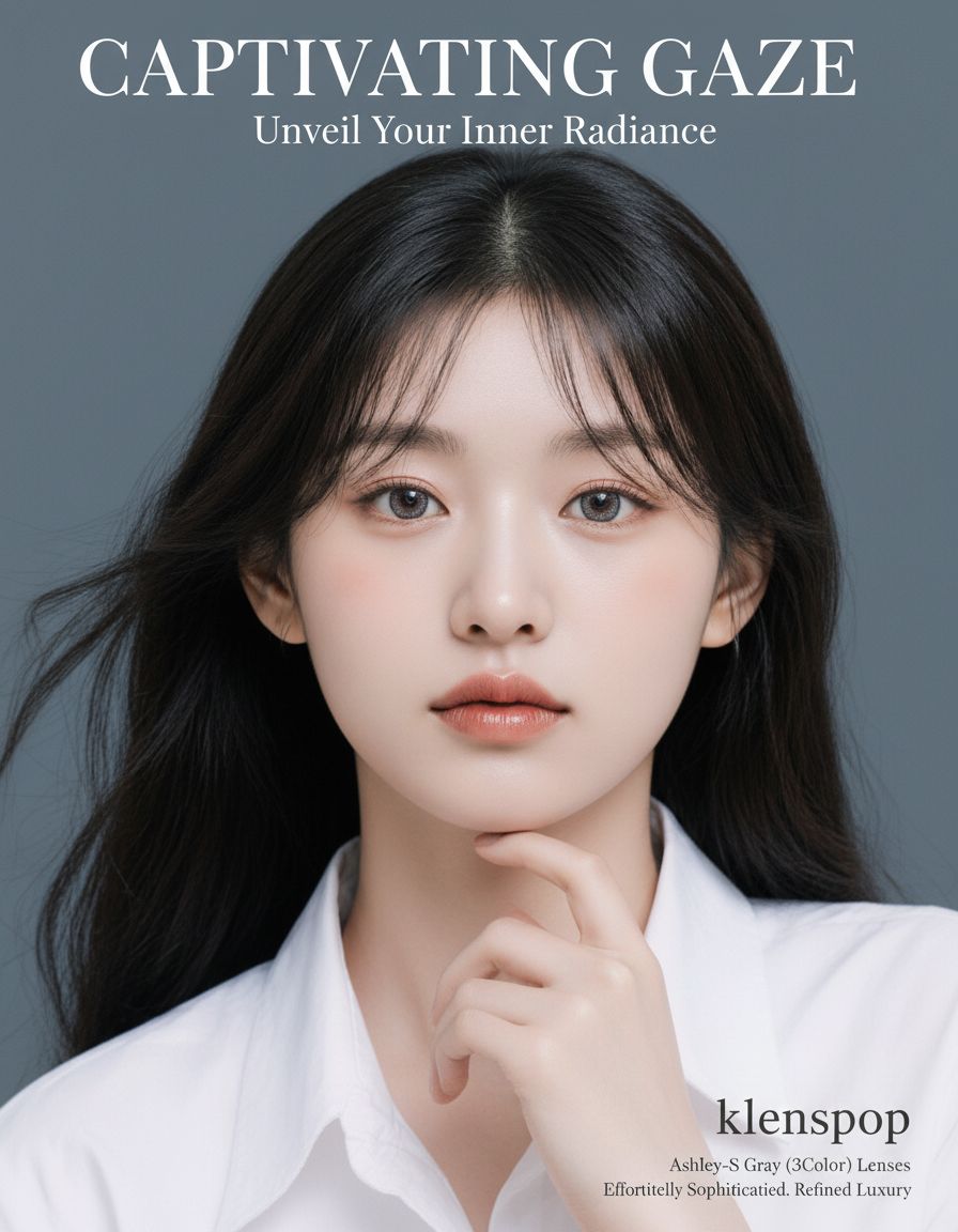 Ashley-S Gray (3Color) Colored Eye Contacts (2pcs) 6 Months