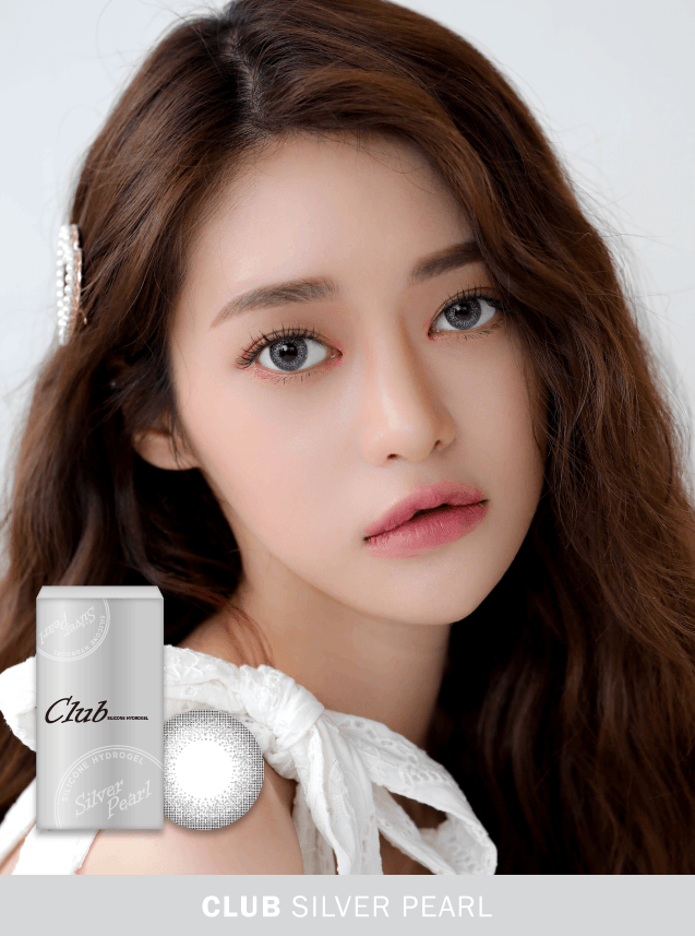 Club Silver Pearl (2pcs) Monthly (Silicone Hydrogel) ( Buy 1 Get 3 Free )