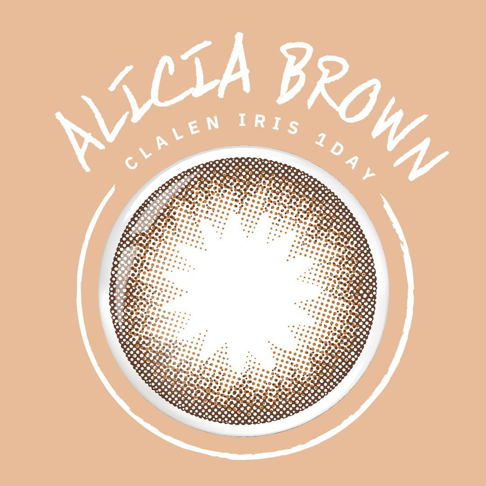 
                      
                        Clalen Alicia Brown (Toric Lens) (30pcs) Daily Sph 0.00 ~-7.00 Cyl -0.75,-1.25,-1.75 Ax 180 Color Contacts
                      
                    