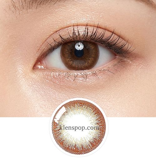 Coffee Brown (Silicone Hydrogel) Color Contact Lenses (2Pcs) Monthly