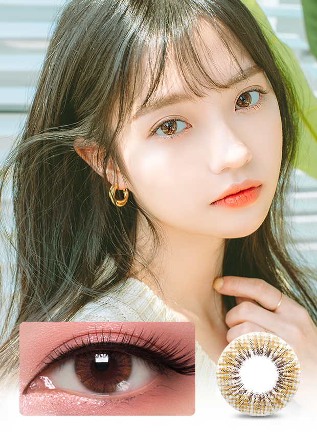 Pin-Up Brown (1pcs) Monthly (Buy 1 Get 1 Free)