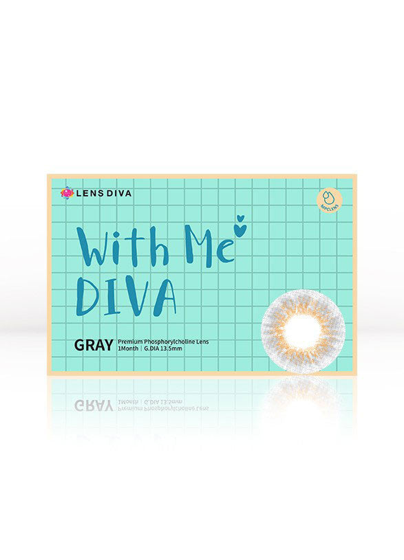 With Me Diva Gray  (2pcs)