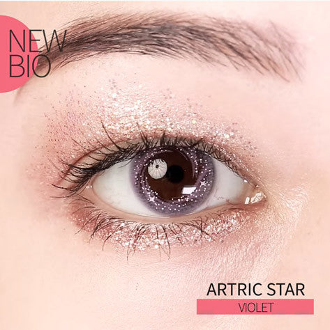 Artric Star Violet (2Pcs) Monthly Colored Eye Contacts