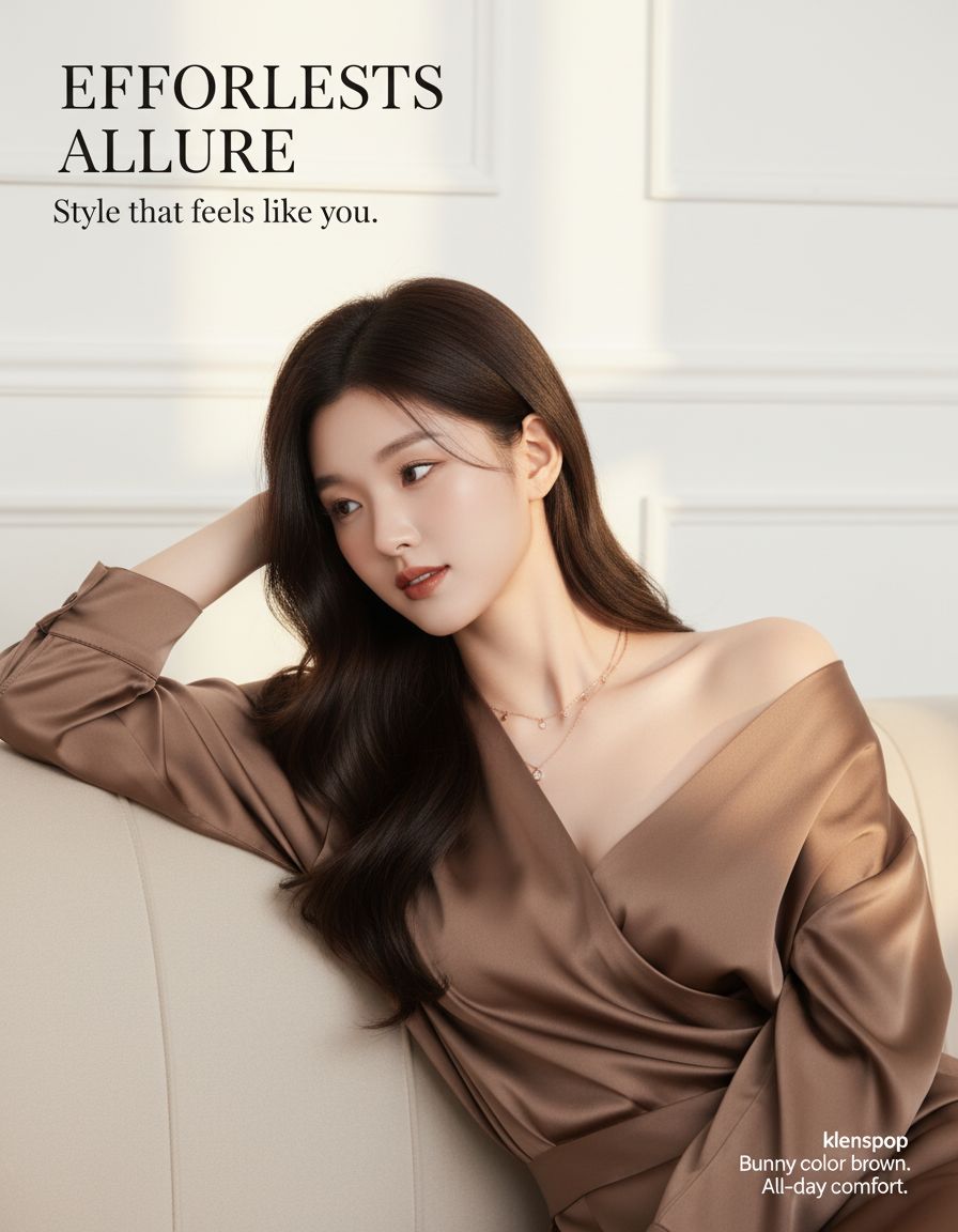 Bunny Color Brown Colored Contacts Prescription (2Pcs) 6 Months