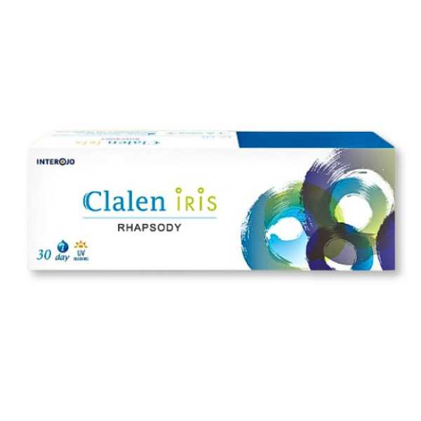 Clalen Iris Rhapsody Choco, Latin Hazel, Soul Brown, Jazz Black (Trial Lens) (2Pcs) Daily Circle Contact Lens