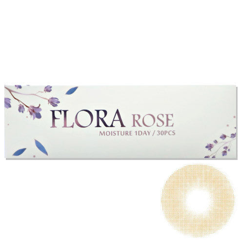 
                      
                        Flora Moisture Rose 1Day Hazel (30pcs) Colored Prescription Contacts
                      
                    