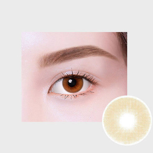 Flora Moisture Rose 1Day Hazel (30pcs) Colored Prescription Contacts ...