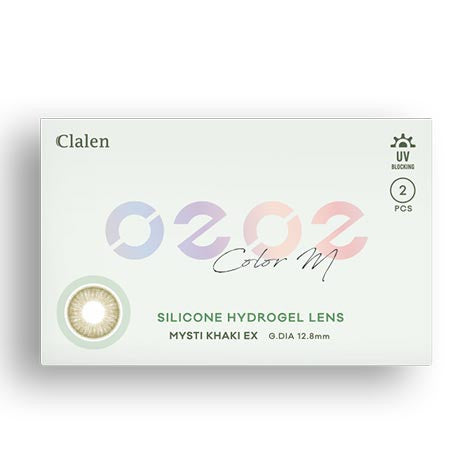 
                      
                        Clalen O2O2 Color M Mysti Kahki Green Ex (2Pcs) (Silicone Hyerogel) Monthly Colored Contacts Lenses
                      
                    