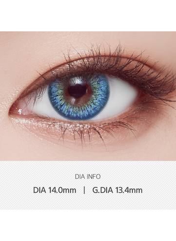 Vanity Blue (1pcs) (Buy 1 Get 1 Free) 3Monthly G.DIA 13.4mm - Discontinuation Sale, Expiry Date: Jan 2025